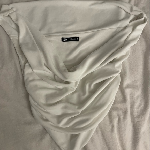 Zara white off the shoulder top - Picture 2 of 2